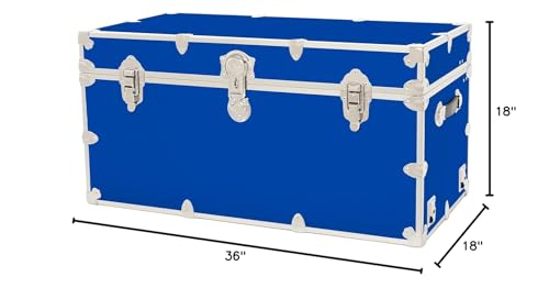Rhino Trunk & Case XXL Leather Embossed Vinyl Trunk, Red, 36"x18"x18" L67733