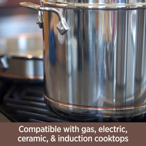 All-Clad Copper Core 5-Ply Stainless Steel Cookware Set 10 Piece R16627