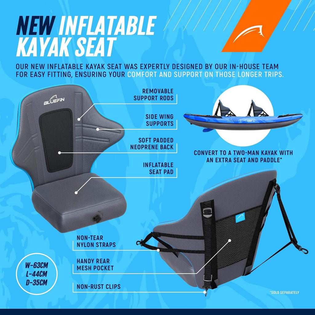 Bluefin Scout Inflatable Kayak 1 Person D3904