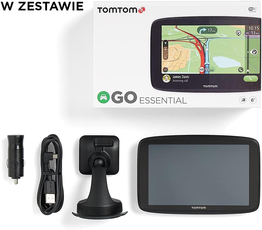 TomTom GO Essential 6 Inch Car Sat Nav with EU Maps and Traffic Alerts E62899