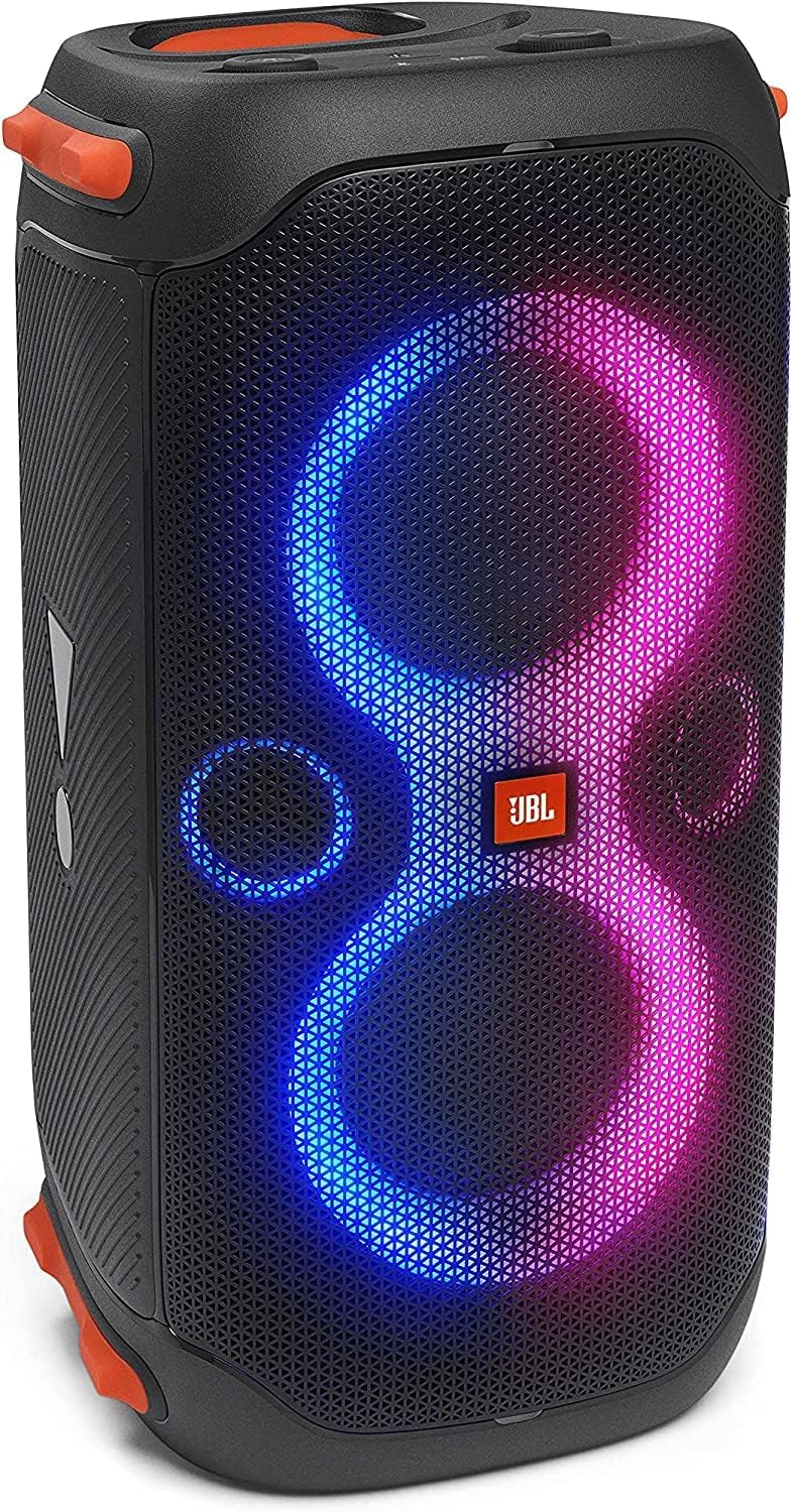 JBL PartyBox 110 Portable Bluetooth Speaker with Built-in Lights, Black V152405