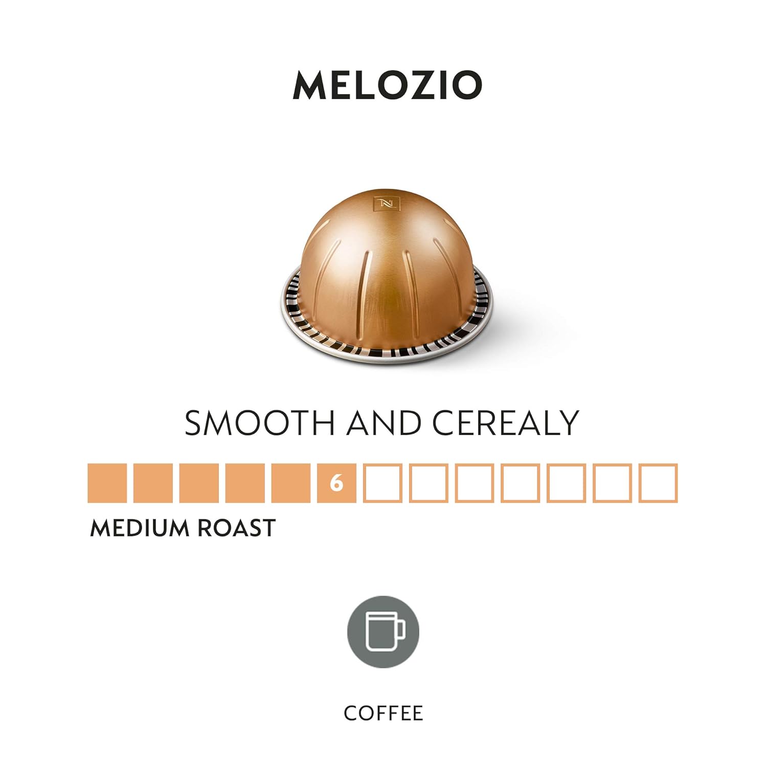 Nespresso VertuoLine Coffee Capsule Bundle - Melozio and Double Espresso Scuro N126