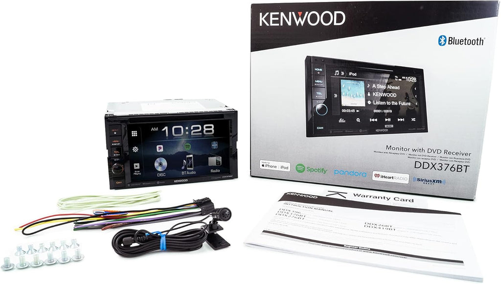 Kenwood DDX376BT 6.2" Car DVD Receiver with Bluetooth S61608