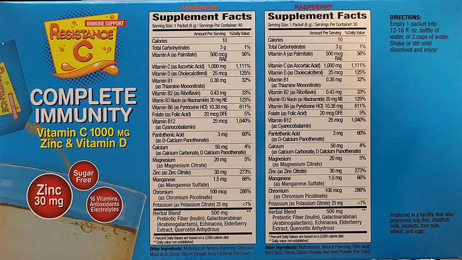 Immune Support C with Tangerine Raspberry, 70 Count A2864