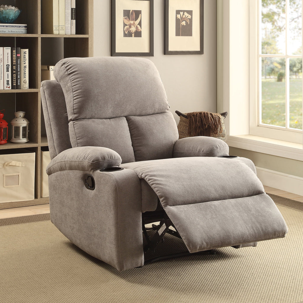 ACME Rosia Upholstery Motion Recliner Gray G9837