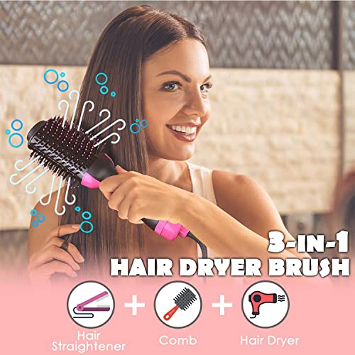 Hair Dryer Brush 2.0 One Step Volumizer with Negative Ion Anti-Frizz 60MM Oval Barrel H862019