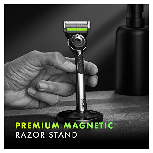 Gillette Labs Men's Razor + 1 Blade Refill with Exfoliating Bar & Magnetic Stand L97996