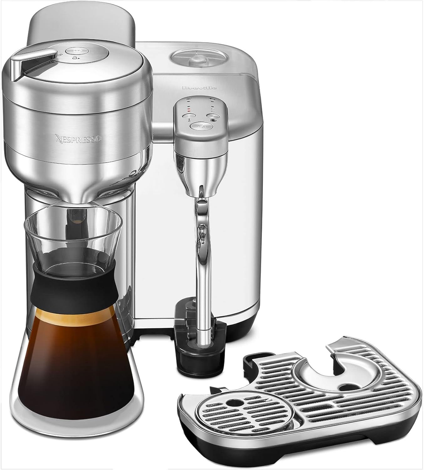Nespresso Vertuo Creatista Coffee and Espresso Maker by Breville, Brushed Stainless Steel T931