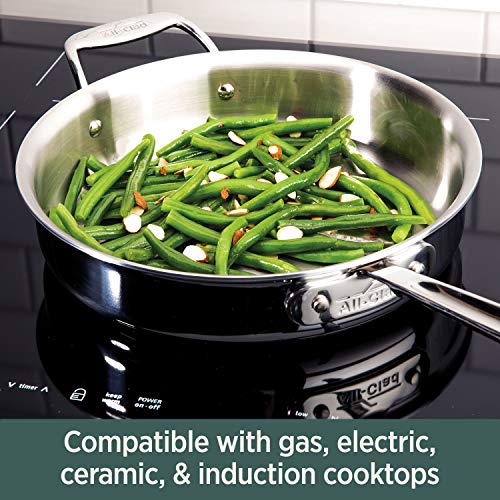 All-Clad D5 5-Ply Stainless Steel Sauce Pan 3 Quart F1637