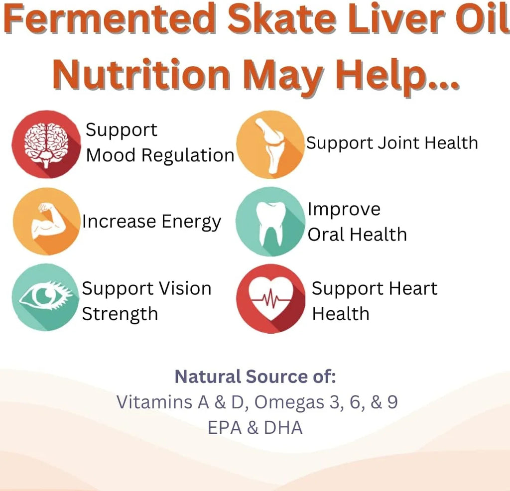 Fermented Skate Liver Oil 120 Capsules F415066
