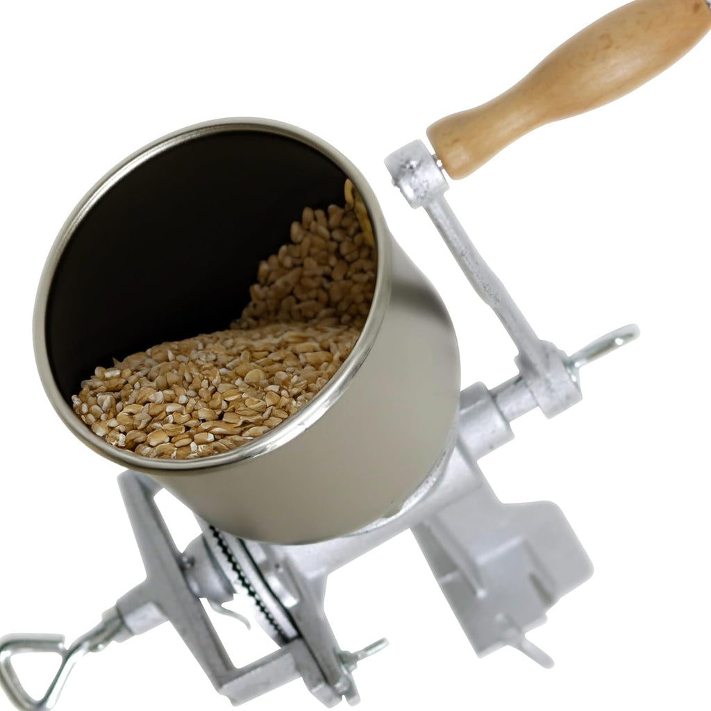 Trademark Innovations Cast Iron Grain Mill Grinder, Manual Hand Crank U9724