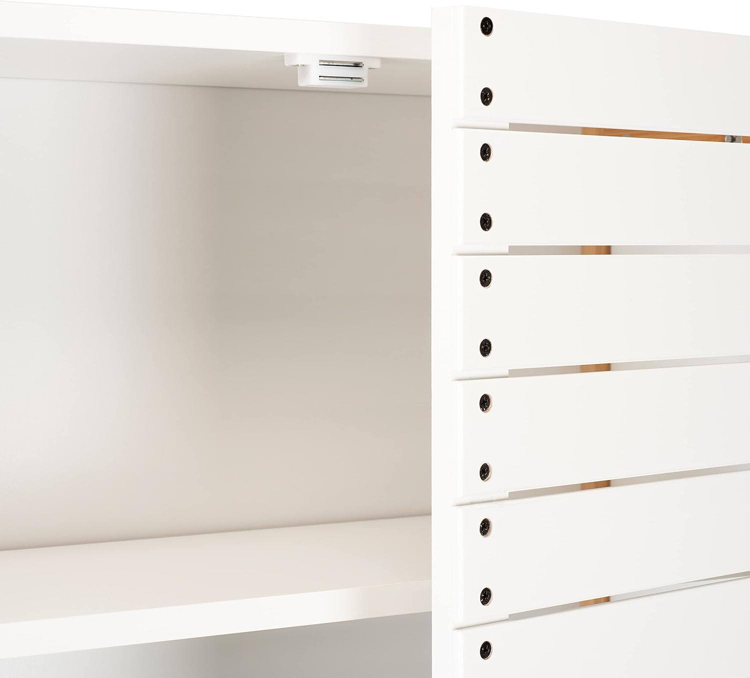 3 Shelf Over The Toilet Bamboo Cabinet in White B5928