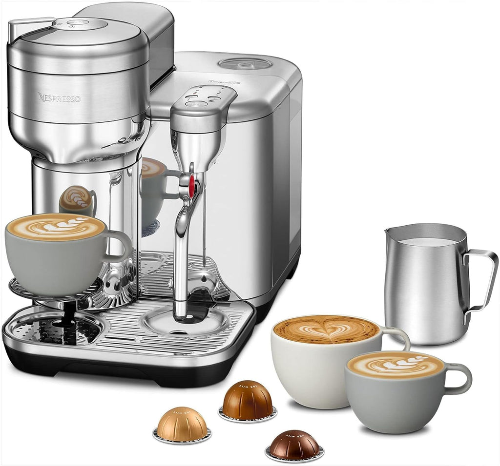 Nespresso Vertuo Creatista Coffee and Espresso Maker by Breville, Brushed Stainless Steel T931