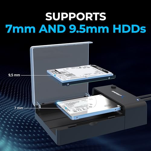 SABRENT Tool Free USB Type C Dual Docking Station for PCIe NVMe M.2 SSDs O66121