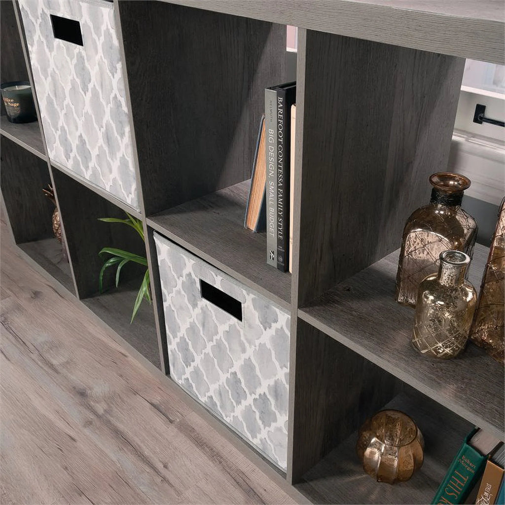 Sauder 8-Cube Organizer Storage Bookshelf, Mystic Oak Q9385
