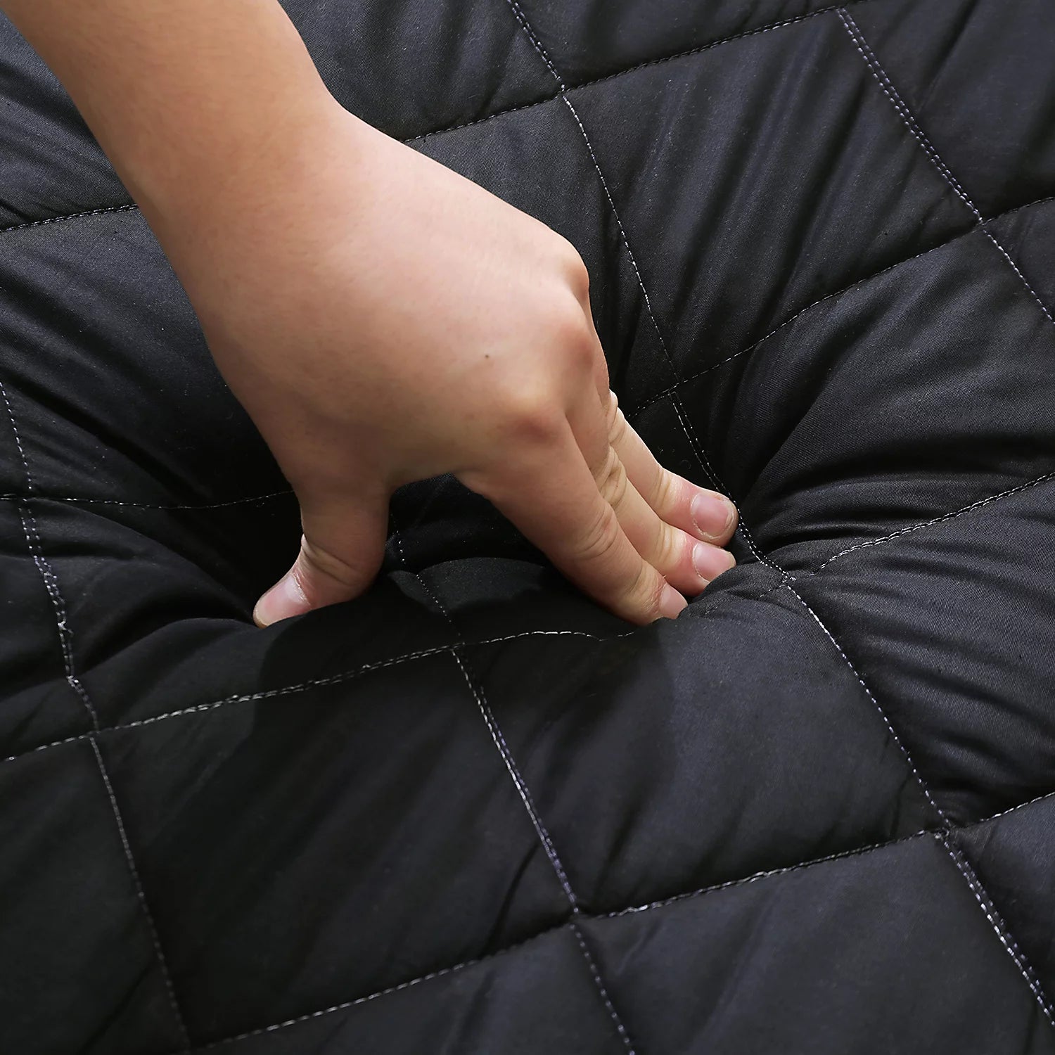 LILYPELLE Futon Mattress, Queen, Gray P479864