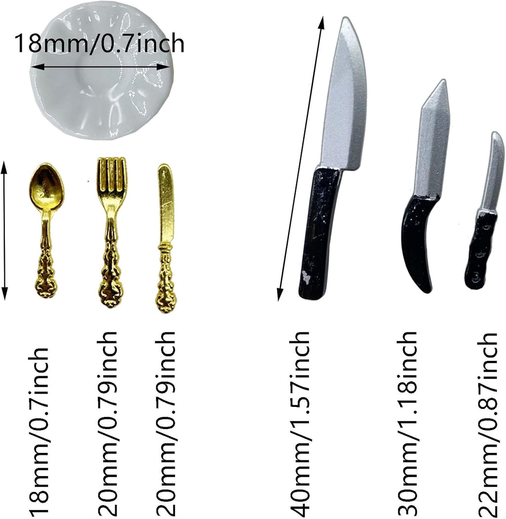 Cayway Miniature Kitchen Cookware Set for Play Food Toys V99106