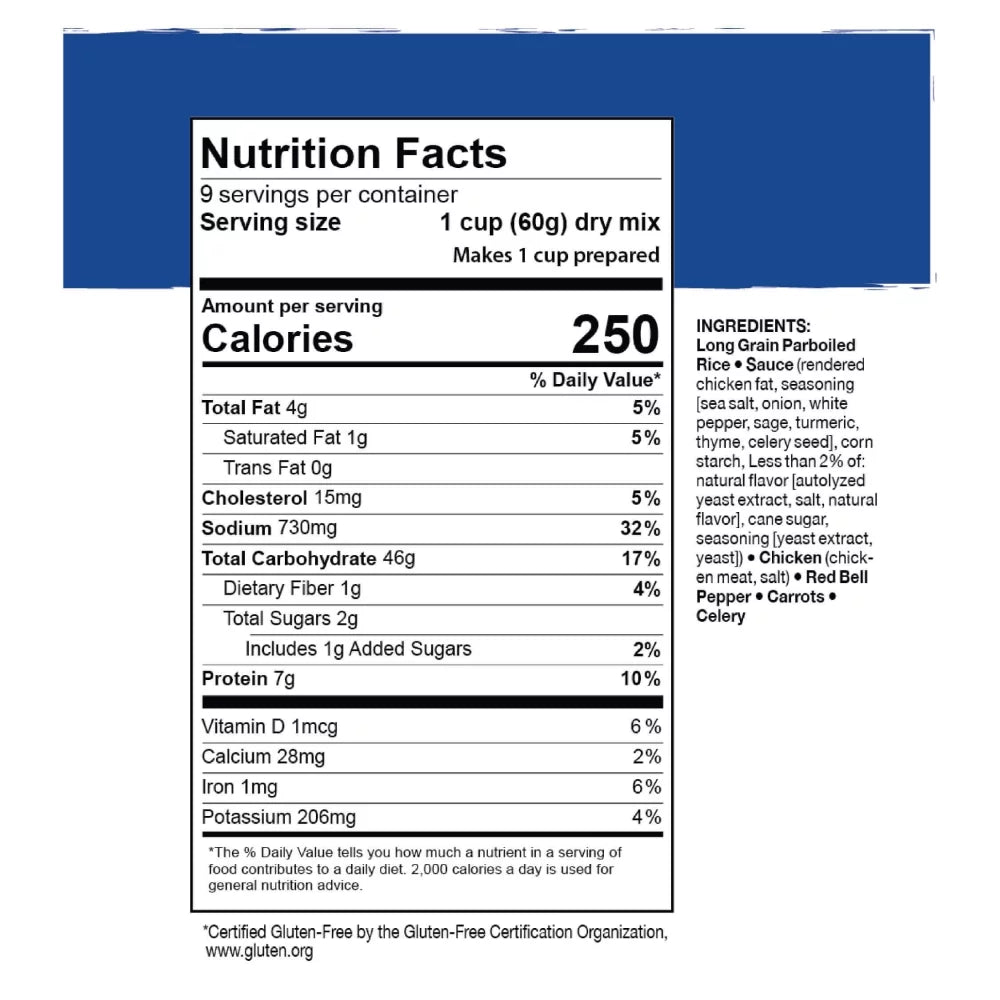Mountain House Rice & Chicken #10 Can Emergency Survival Food O11531