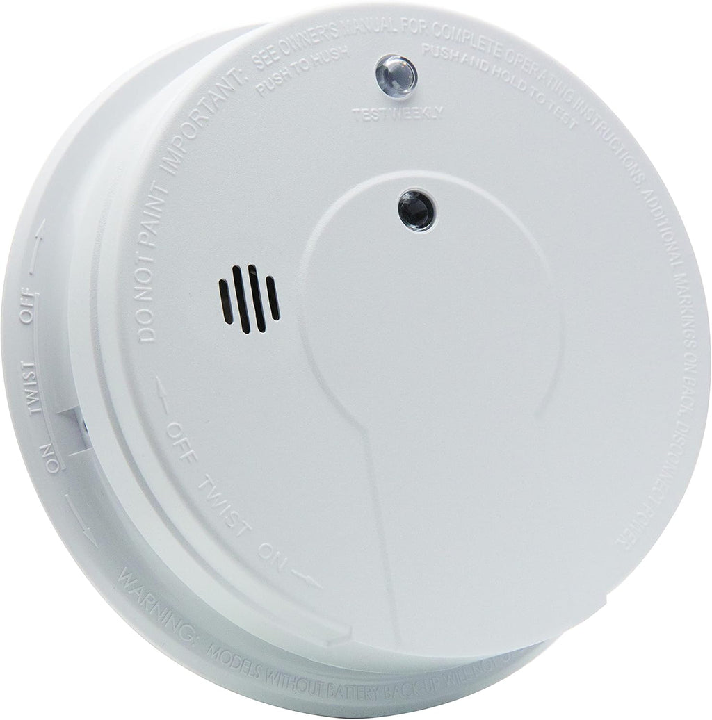 Kidde Hardwired Smoke Detector with 9V Battery Backup, Photoelectric Alarm M929010