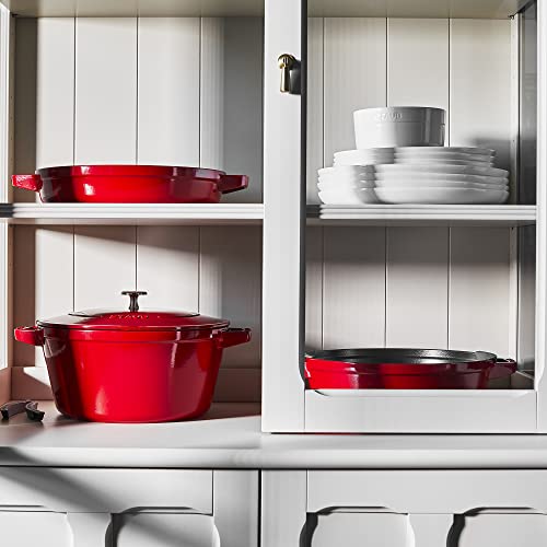 Staub Cast Iron 4-pc Stackable Set Grenadine O271733