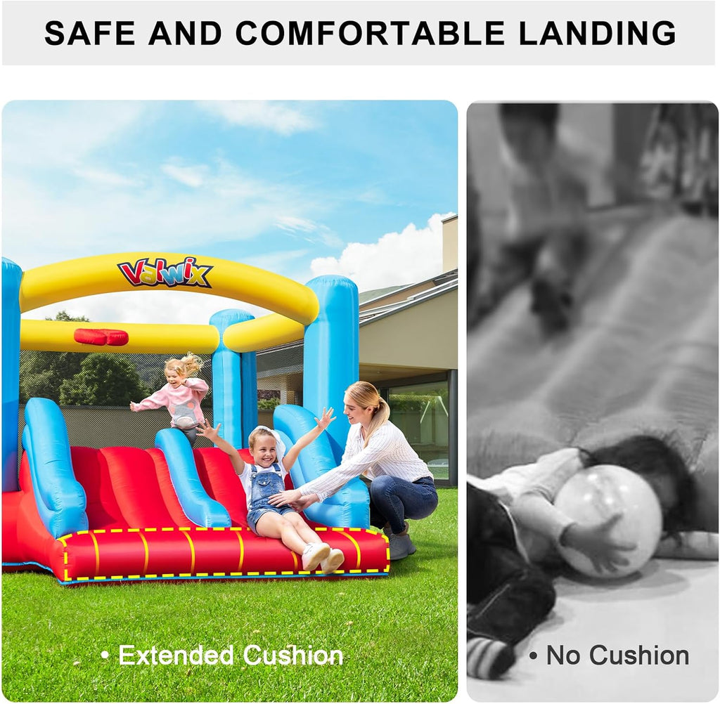 Valwix Bounce House Inflatable Bouncer with Blower for Kids 3-10 O5991
