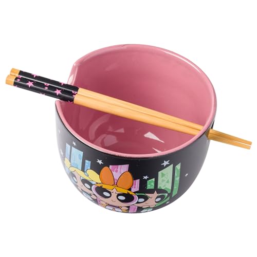 Hello Kitty Strawberry Milk Ceramic Ramen Bowl with Chopsticks, 20 oz Z119