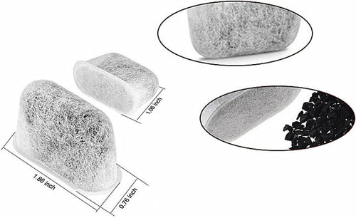 6 Replacement Charcoal Water Filters for Cuisinart Coffee Maker B489701