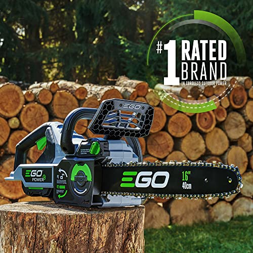 EGO Power+ CS1613 16-Inch 56-Volt Cordless Chainsaw with 4.0Ah Battery and Charger L29870