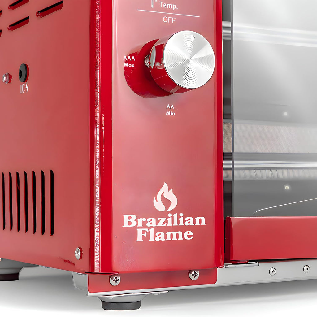 Brazilian Flame Churrasco® Gas Rotisserie Oven Grill Roaster with Auto Rotating Skewers X27946