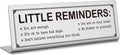 Motivational Office Decor Signs for Cubicle Decor or Desk Decorations, Little Reminders Work Decorations Office Desk Accessories, Mental Health Gifts for Women, DSG155