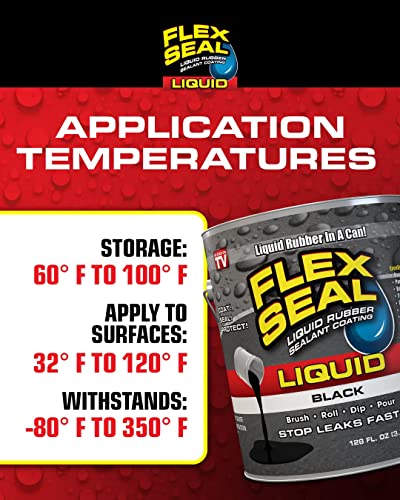 Flex Seal Liquid MAX 2.5 Gallon Black Liquid Rubber Coating Sealant P2732