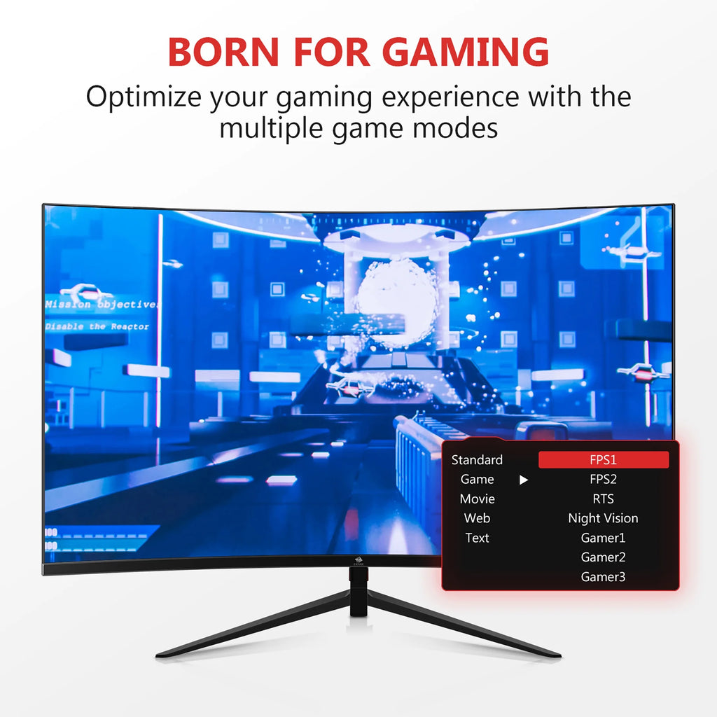 Z-EDGE UG27P 27-Inch Curved Gaming Monitor 240Hz 1ms Full HD V735