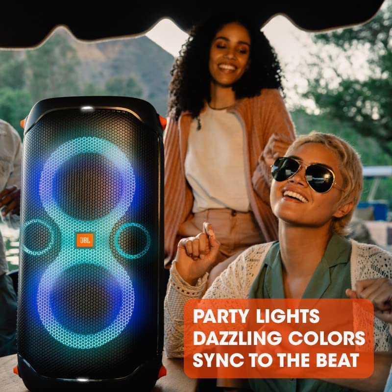 JBL PartyBox 110 Portable Party Speaker with Lights - Black (Renewed) U470049