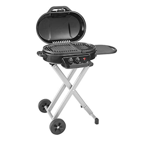 Coleman RoadTrip 225 Portable Stand-Up Propane Grill with Folding Legs & Wheels X65818