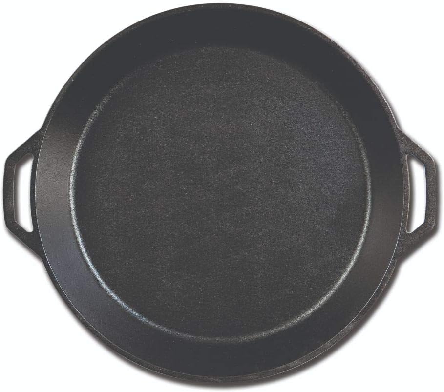 Lodge 17 Inch Pre-Seasoned Cast Iron Skillet with Dual Handles N339535
