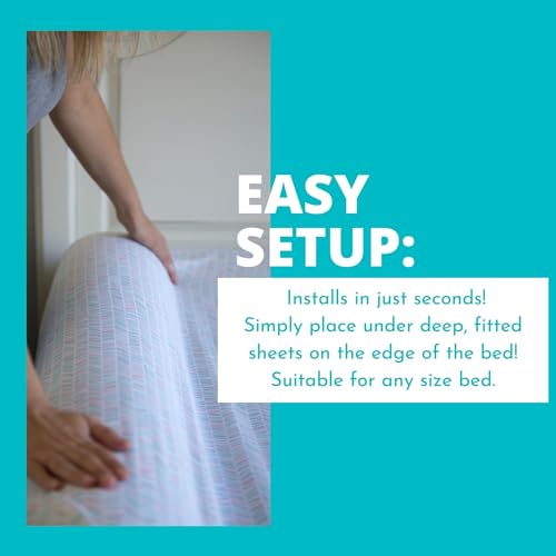 Little Sleepy Head Bed Bumper for Toddlers with Soft Cover, Twin Size, 1-Pack R54336