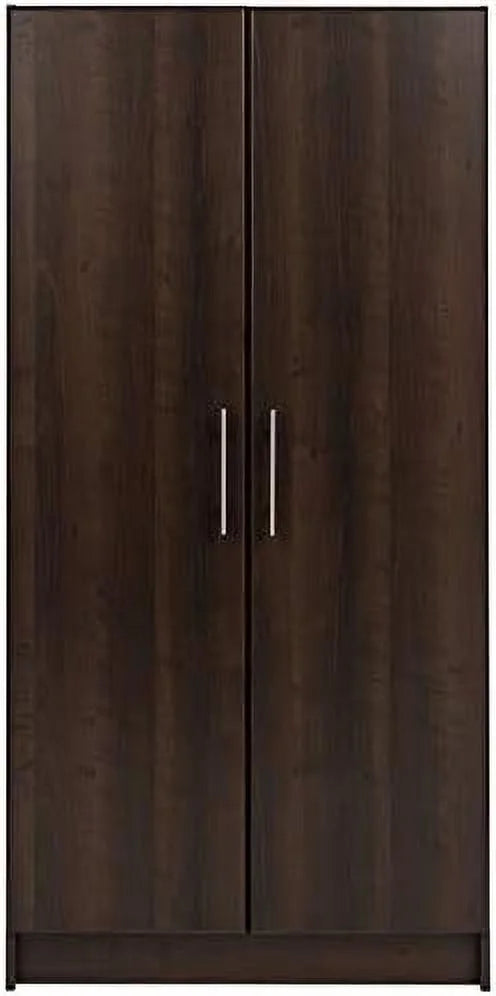 32" Espresso Wardrobe Armoire D640