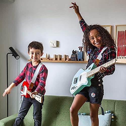 Loog Mini Electric Kids Guitar for Beginners Ages 3+ Yellow X2763