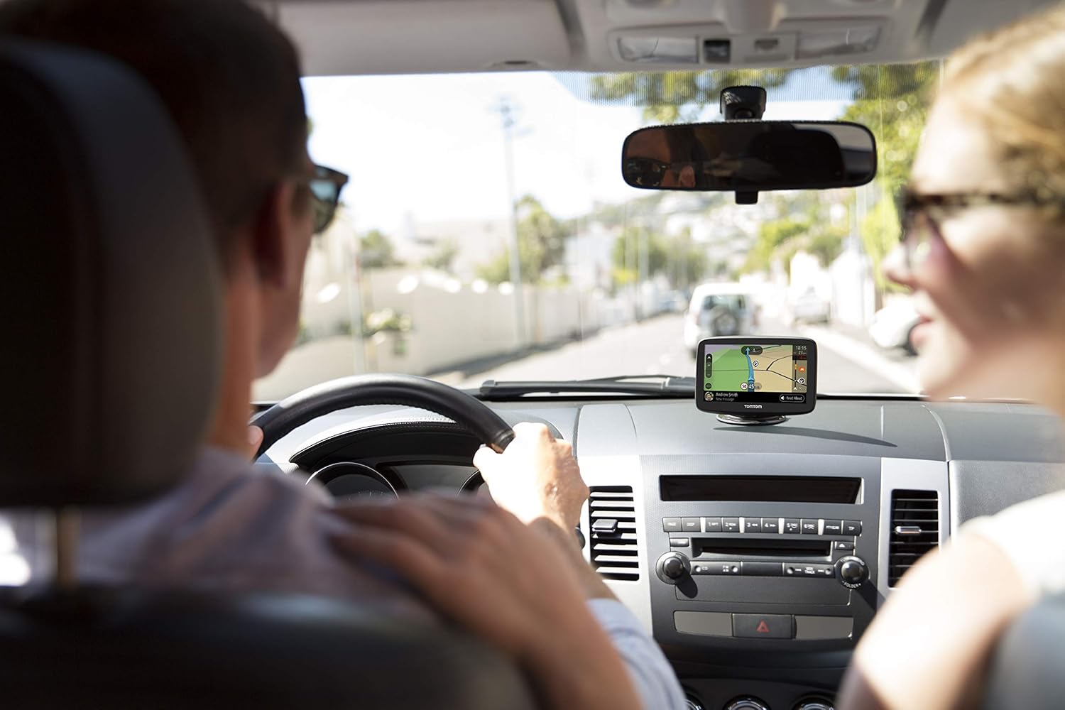 TomTom Go Comfort 5 Inch GPS Navigation Device with Wi-Fi Updates and Real-Time Traffic D4699