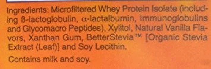 NOW Sports Whey Protein Isolate Powder Creamy Vanilla, 10 lbs M3084