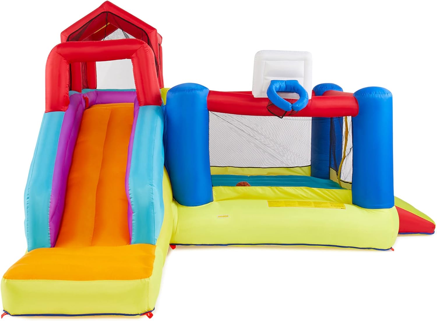 Banzai Climb ’N’ Bounce Bounce House with Slides and Blower W2120