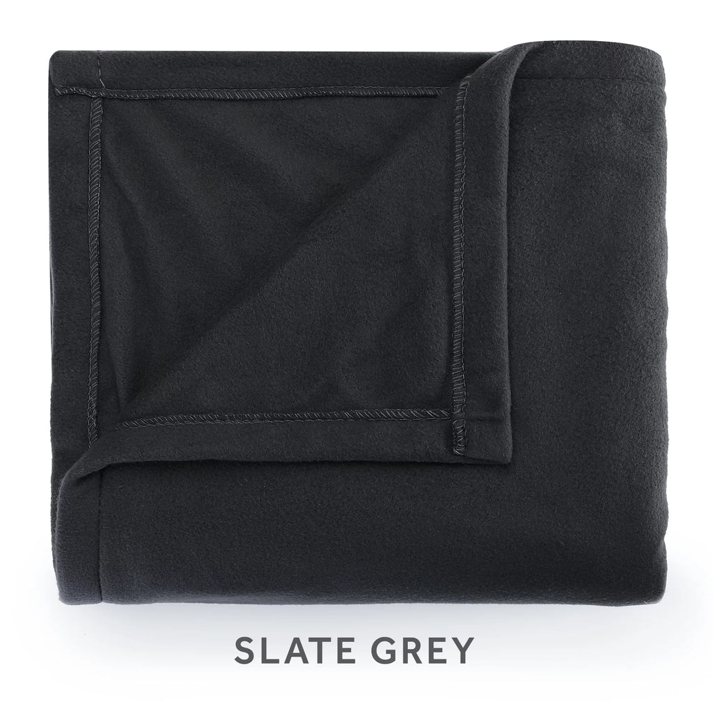 Sunbeam Heated Electric Blanket, Full, Fleece, Grey E3894