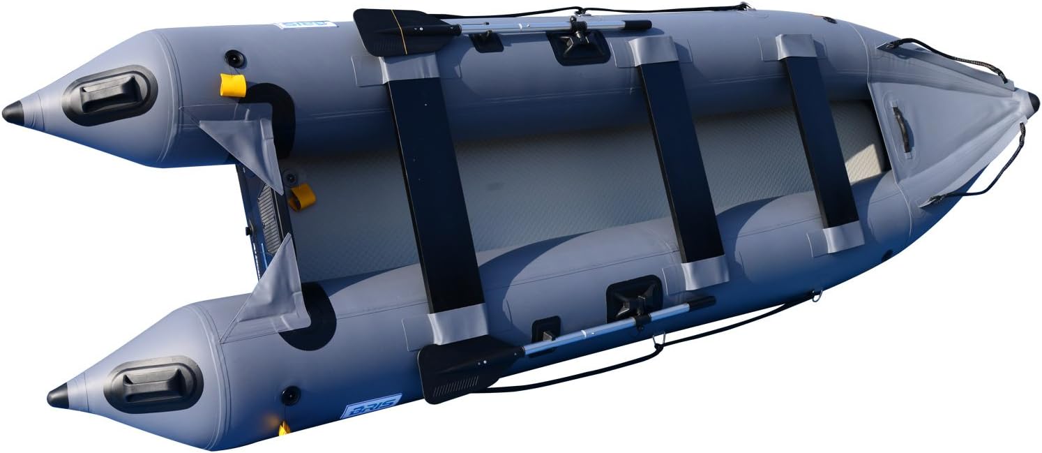 BRIS 14.1ft Inflatable Boat 3 Person Kayak Canoe W13638