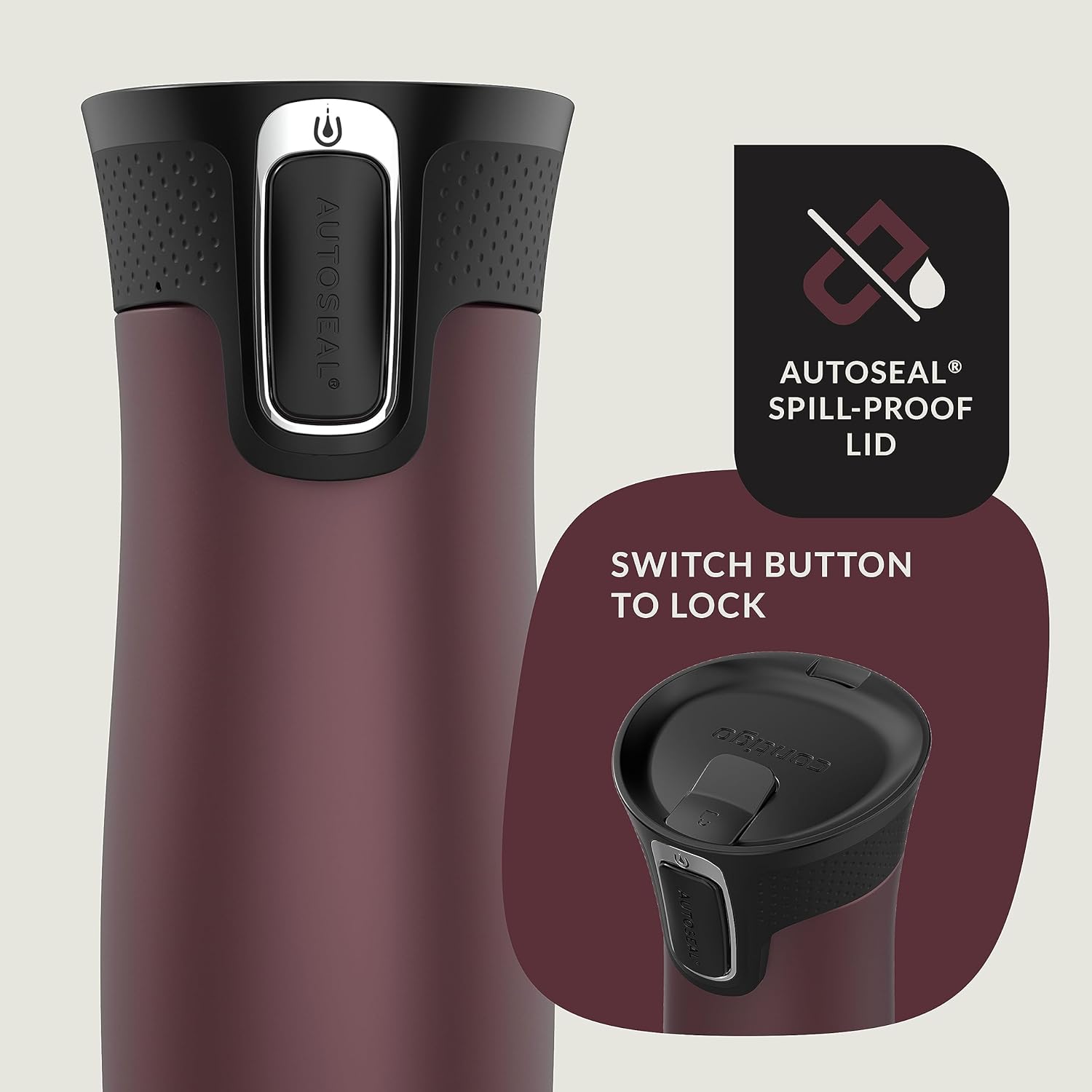 Contigo West Loop Stainless Steel Vacuum Travel Mug 16oz Z64272