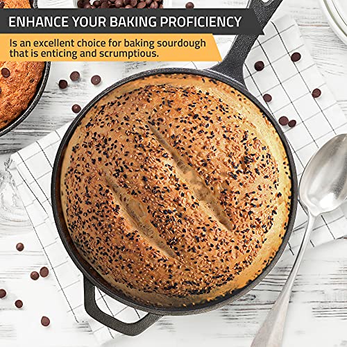 Utopia Kitchen Pre-Seasoned Cast Iron Skillet Frying Pan 10.25 Inch S491731