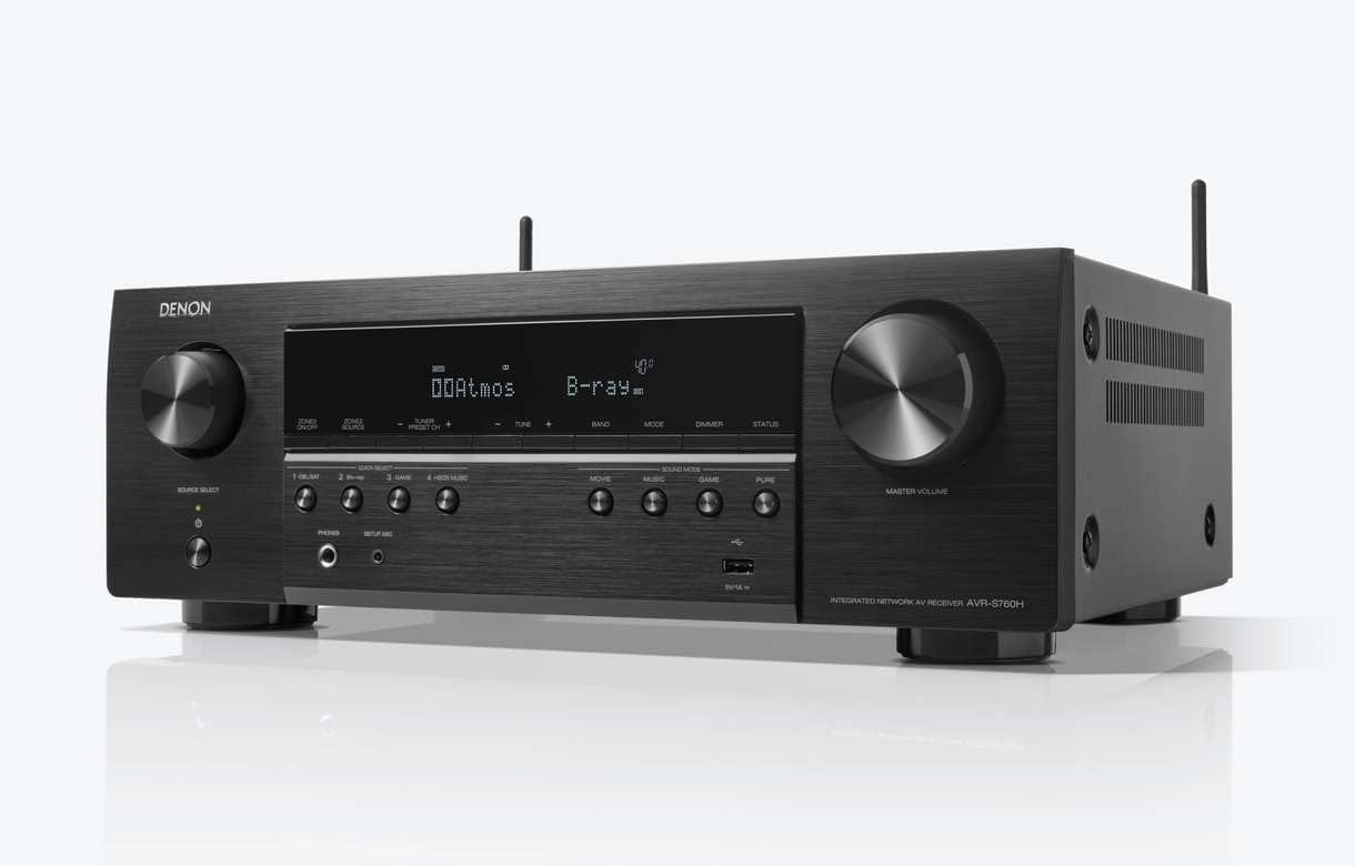Denon AVR-S760H 7.2-Channel Home Theater AV Receiver 8K (Renewed) V296974