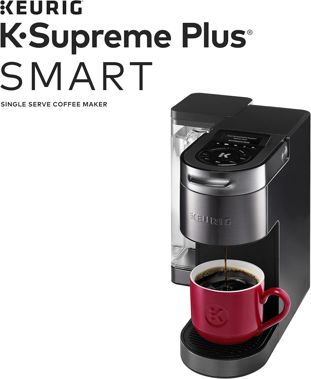 Keurig K-Supreme Plus SMART Single Serve Coffee Maker with Milk Frother K577360