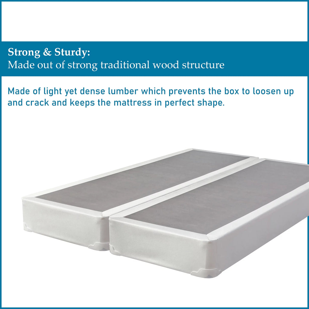 Wayton 8" Split Box Spring for Mattress, Queen F416977