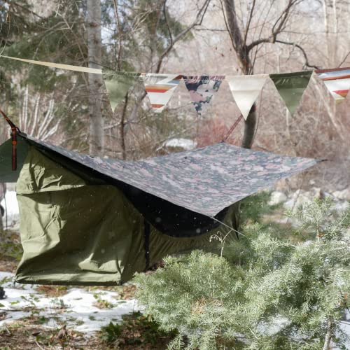 Haven Tents Lay Flat Hammock Tent with Mosquito Net, Insulated Pad and Rainfly M380