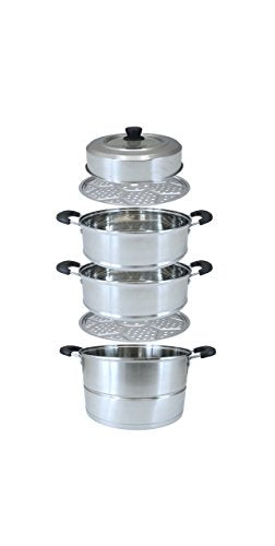 CONCORD 3 Tier Stainless Steel Steamer Set 32 cm U104908